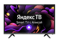 СМАРТ телевизор 24" VEKTA LD-24SR4715BS, 1366x768, HD READY, 60 Гц, Wi-Fi, SMART TV, Яндекс.ТВ